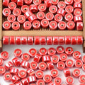 Cylindrical Ceramic Beads 6mm Glossy Rainbow Spacer 10pcs 5