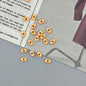 Alloy Peanut Spacer Beads 6mm Baking Painted 40pcs 8