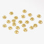 Brass Irregular Ripple Spacer Beads 4-8mm 100pcs 5