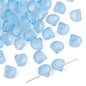 Electroplated Shell Glass Beads 10mm Iridescent Gradient 40pcs 10