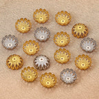 Stainless Steel Flower Bead Caps 12mm Bowl Shaped 100pcs 4