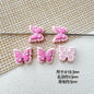 Butterfly Painted Metal Beads Decorative Alloy 10pcs 10