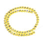 Flat Millefiori Evil Eye Lampwork Seed Glass Beads 4mm 90pcs 25