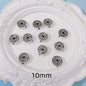 Flat Metal Beads 10mm Vintage Copper Coin with Square Hole 100pcs 6