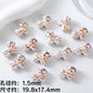 Hand Painted Animal Ceramic Beads Cute 3D Design 2pcs 11