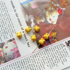 Round Metal Beads Cappuccino Color Smooth Finish 20pcs 2