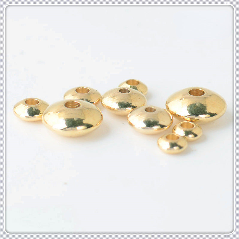 Brass UFO Spacer Beads 4-8mm Smooth Finish 100pcs 2
