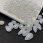 Czech Glass Beads Teardrop 8mm 14mm Glossy Purple Pink Iridescent 100pcs 9