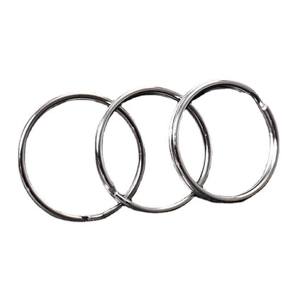 Iron Plated Nickel Key Rings Split Keyrings Durable 100pcs 4