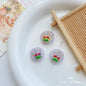 Forest Series Gilded Lampwork Glass Beads Nature Inspired Vintage 10pcs 13