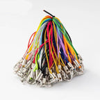 Colorful Phone Strap Keychain Mini Lobster Clasp Nylon Cord 50pcs 3