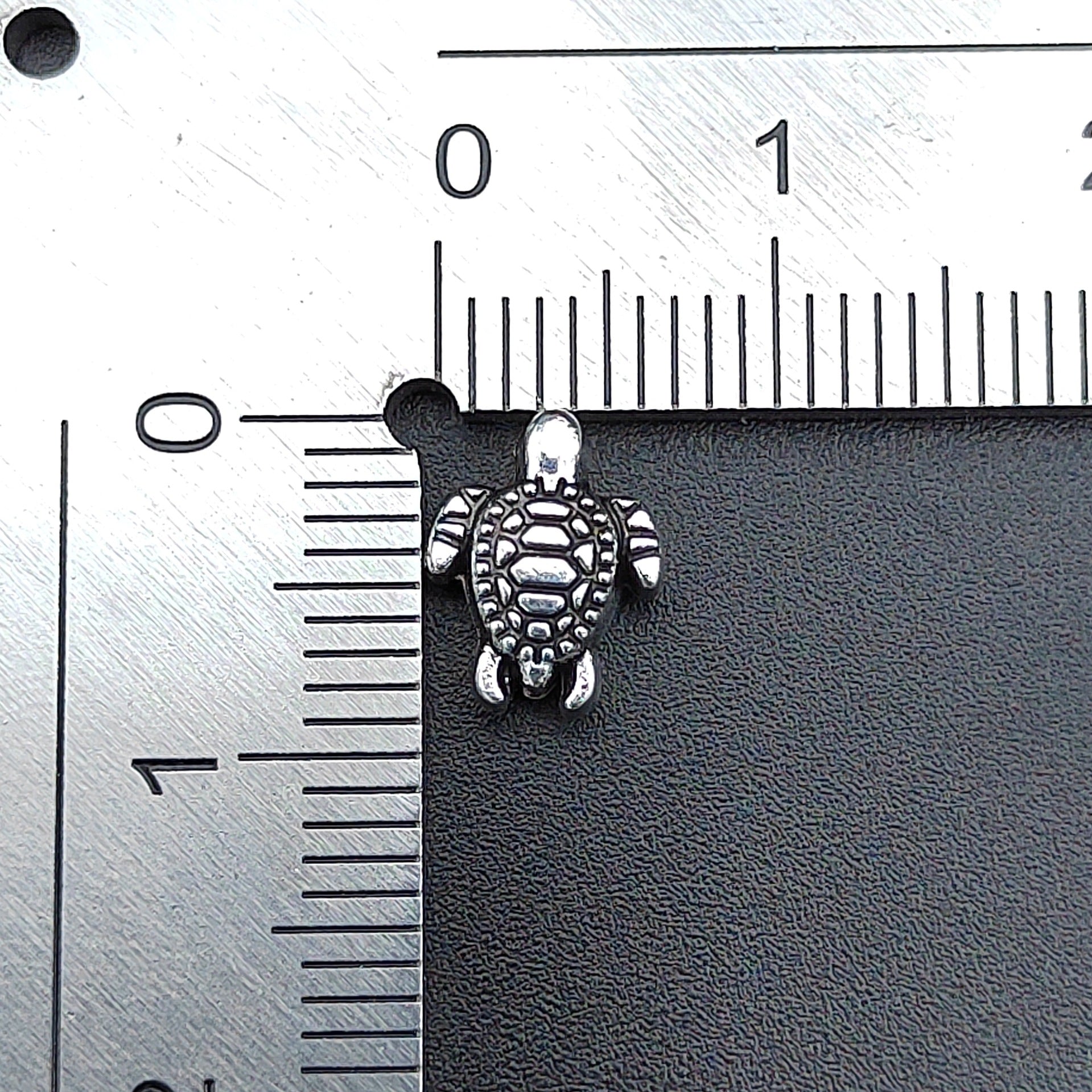 Turtle Metal Beads 9mm Antique Silver Tone Zinc Alloy 300pcs 4