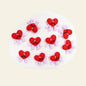 Silicone Focal Beads Bad Bunny Heart with Quirky Legs 10