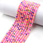 Flat Clay Beads 6mm Colorful Polymer Spacer Disc 10strands 13