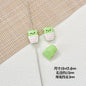 Baking Painted Good Sign and Teacup Bear Metal Beads 17mm 10pcs 16