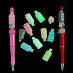 Silicone 3D Focal Beads Luminescent Energy Bottle With PAIME Text 3