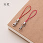Colorful Phone Strap Keychain Mini Lobster Clasp Nylon Cord 50pcs 7
