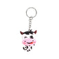 Soft Silicone Animal Keychain Cute Cartoon Wild Animals 7
