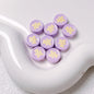 Bear Disc Acrylic Beads 12mm Colorful Mixed 10pcs 18