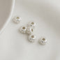 Brass Cylindrical Spacer Beads 7*4.4 7.5*5.8mm Imitation Pearl 10pcs 2