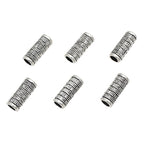 Tube Metal Beads 13mm Tibetan Imitation Braided Pattern Alloy 1pc 5
