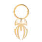 Stainless Steel Halloween Spider Keychain Metallic Finish 7