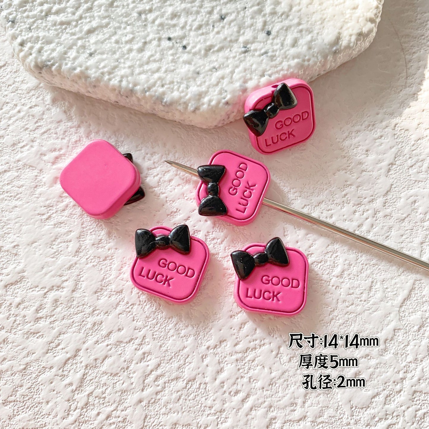 Candy Clown Metal Beads Colorful Painted Alloy 10pcs 10