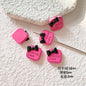 Candy Clown Metal Beads Colorful Painted Alloy 10pcs 10