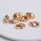 Baroque Irregular Stones Acrylic Beads 13x9mm Iridescent Mixed 20pcs 3