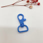 Colorful Plastic Swivel Snap Hook Keychain Clasps 40mm 20pcs 16