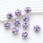 Embellished Flower Cluster Clay Beads 20mm Gradient Rose 10pcs 50