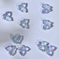 Phoenix Tail Butterfly Glass Beads 12x15mm Translucent Mixed Colors 50pcs 23
