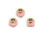 Stainless Steel Round Metal Beads 8mm Multicolor Evil Eye 10pcs 5