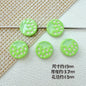 Strawberry Biscuit Metal Beads 13mm Painted Enamel 10pcs 6