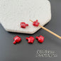 Baking Painted Series Metal Beads Colorful Glossy Alloy 20pcs 15