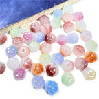 Czech Glass Beads Pumpkin 8mm x 6mm Green Jade Color 50pcs 6