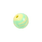 Cartoon Round Acrylic Beads 14mm Striped Complementary Colors 50pcs 9