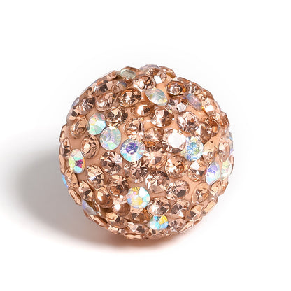 Clay Ball Rhinestone Beads 16mm Mixed Solid and AB Colors 20pcs 9
