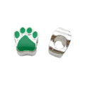 Bear Paw Metal Beads 10mm Enamel Zinc Alloy 20pcs 6