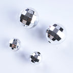 Plating Metal Faceted Acrylic Beads 10-16mm Earth Colors 100pcs 6