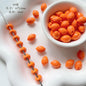 3D Fruit Series Acrylic Beads Playful Glossy Mixed Colors 50pcs 12