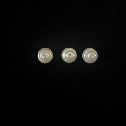 Imitation Baroque Pearl Acrylic Beads Irregular Shape ABS Plastic 100pcs 9