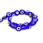 Flat Millefiori Evil Eye Lampwork Seed Glass Beads 4mm 90pcs 7