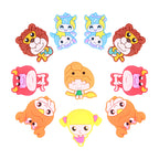 Silicone Focal Beads Twelve Constellations Cartoon Zodiac Set 20pcs