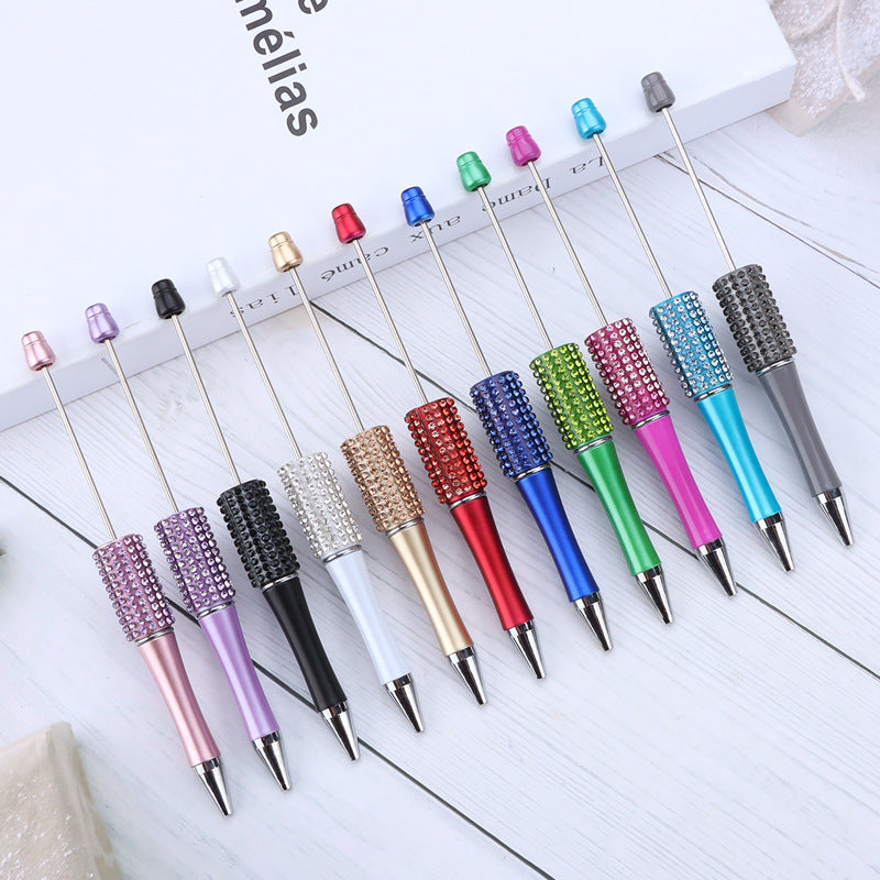 Beadable Pen Rhinestone Studded Metallic Colorful 1.0 mm Tip 3