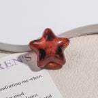 Clear Leopard Star Acrylic Beads 23mm Glossy Finish 20pcs 4