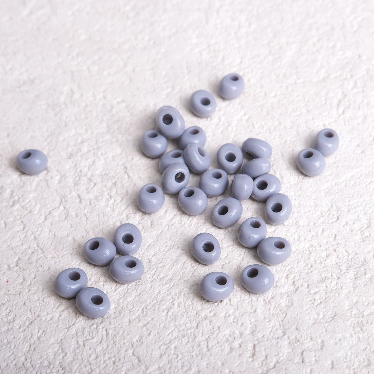 Acrylic Water Drop Spacer Beads 5mm Solid Color 162pcs 19
