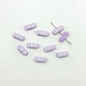 Girl Character Plate Metal Beads 12mm Baking Painted 20pcs 16