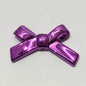 UV Plating Cross Shaped Bow Acrylic Beads 20mm 60pcs 10