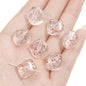 Transparent Flower Acrylic Beads 13x16mm Colorful Speckled 20pcs 6